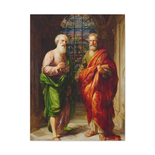 St Peter and St Paul in Cathedral Light Wall Art & Canvas Print