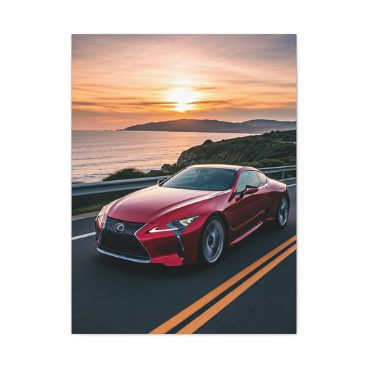 Lexus LC 500 Luxury Scenic Drive Wall Art & Canvas Prints