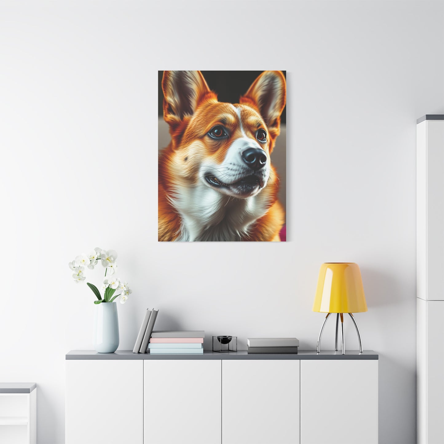 Supreme Corgi Dog Art Collection Wall Art & Canvas Print