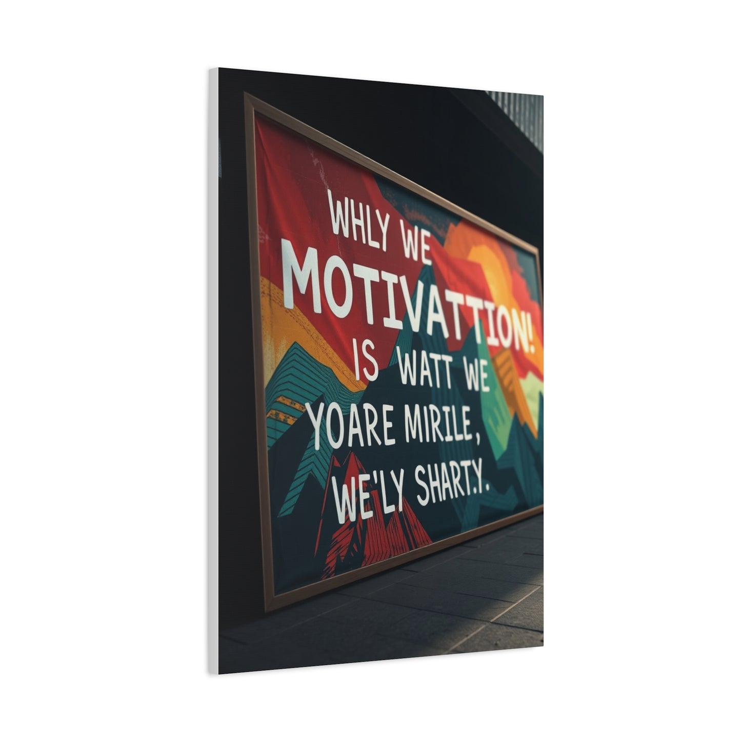 Masterpiece Motivational Art Vision Wall Art & Canvas Print