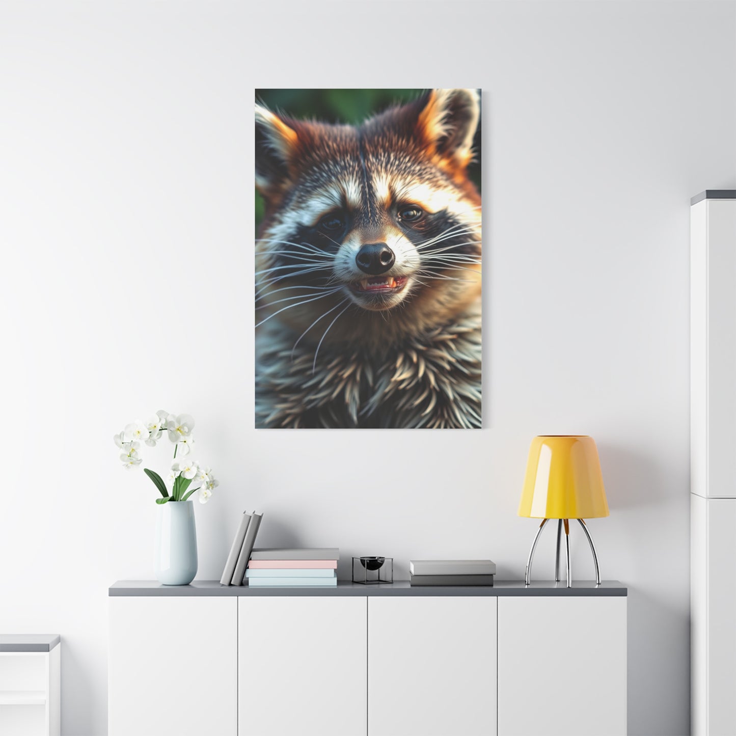 Masterpiece Raccoon Art Vision Wall Art & Canvas Print