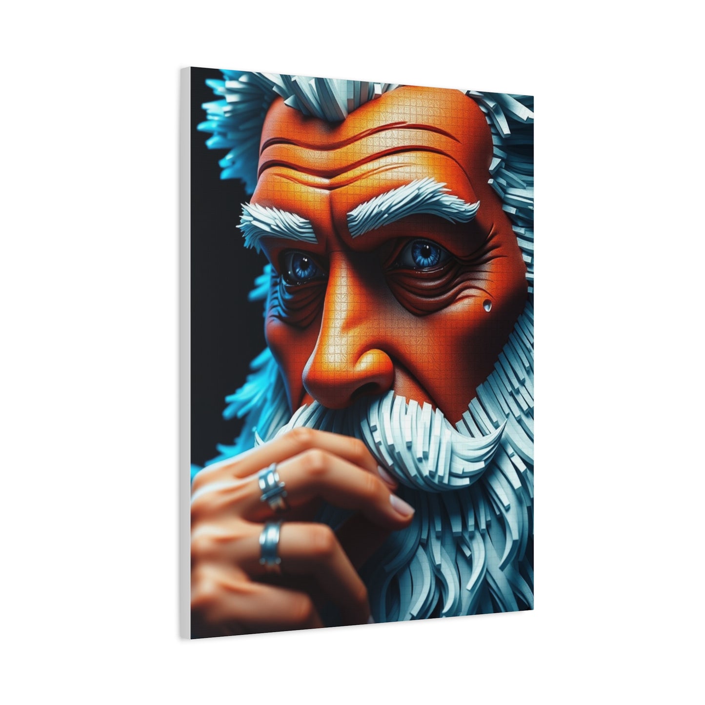 Pixelated Elegance Canvas