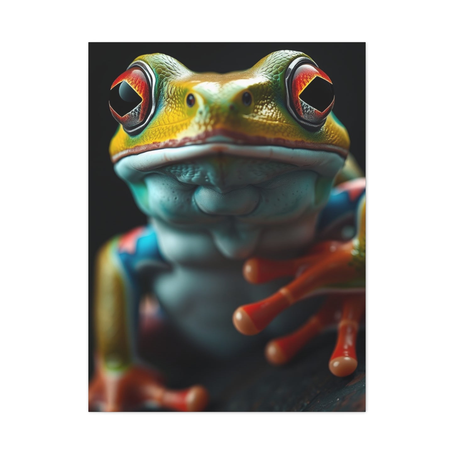 Masterpiece Frog Art Vision Wall Art & Canvas Print