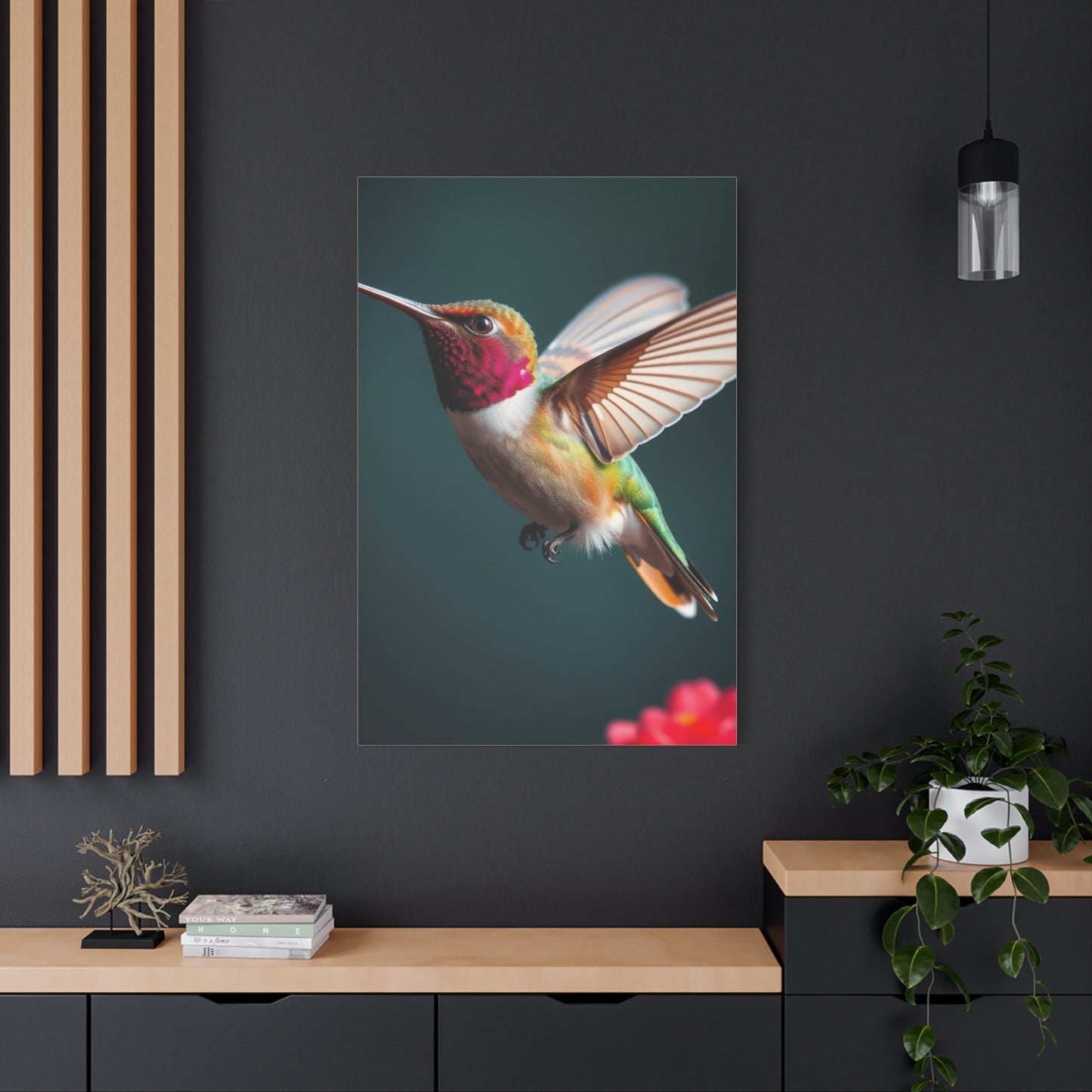 Humming Bird Art Refined Canvas Wall Art & Canvas Print