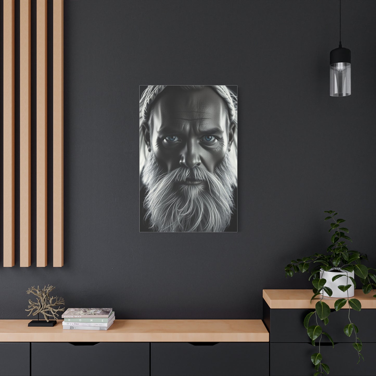 Supreme Black, White & Blue Art Collection Wall Art & Canvas Print