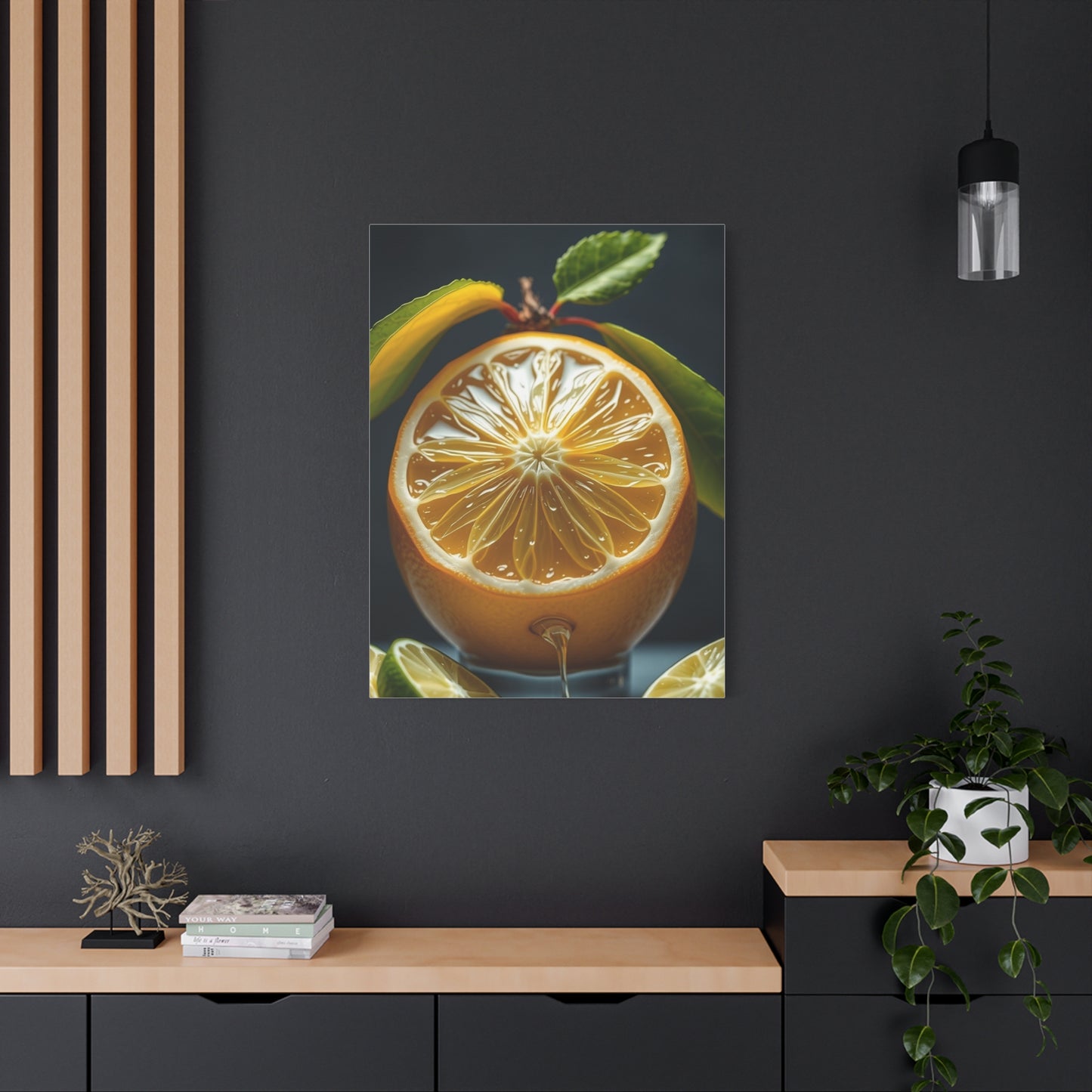 Lemon & Lime Art Luxury Canvas Wall Art & Canvas Print