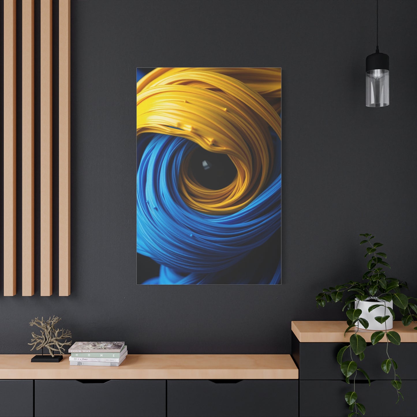 Elite Blue & Yellow Art Vision Wall Art & Canvas Print