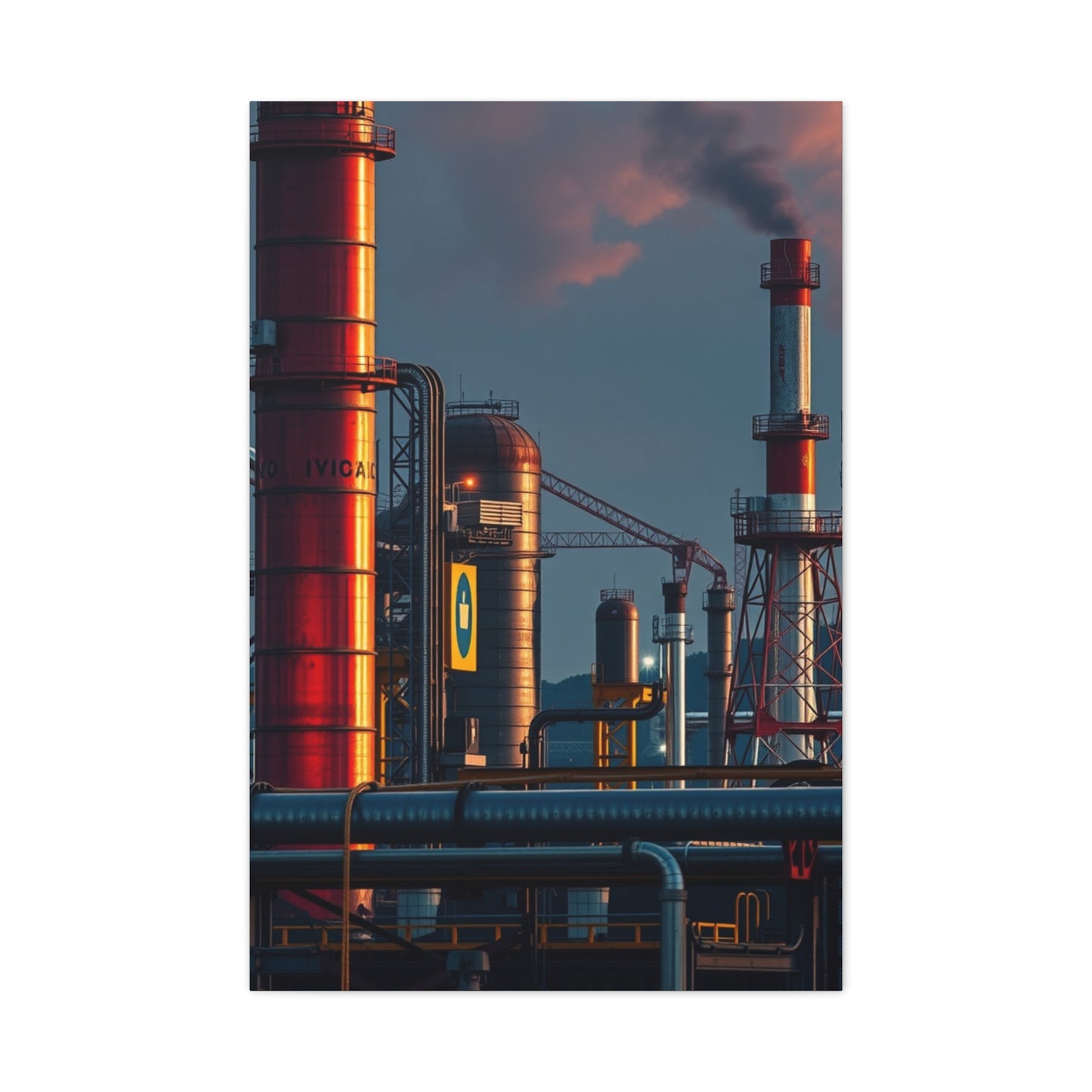 Industrial Art Refined Canvas Wall Art & Canvas Print