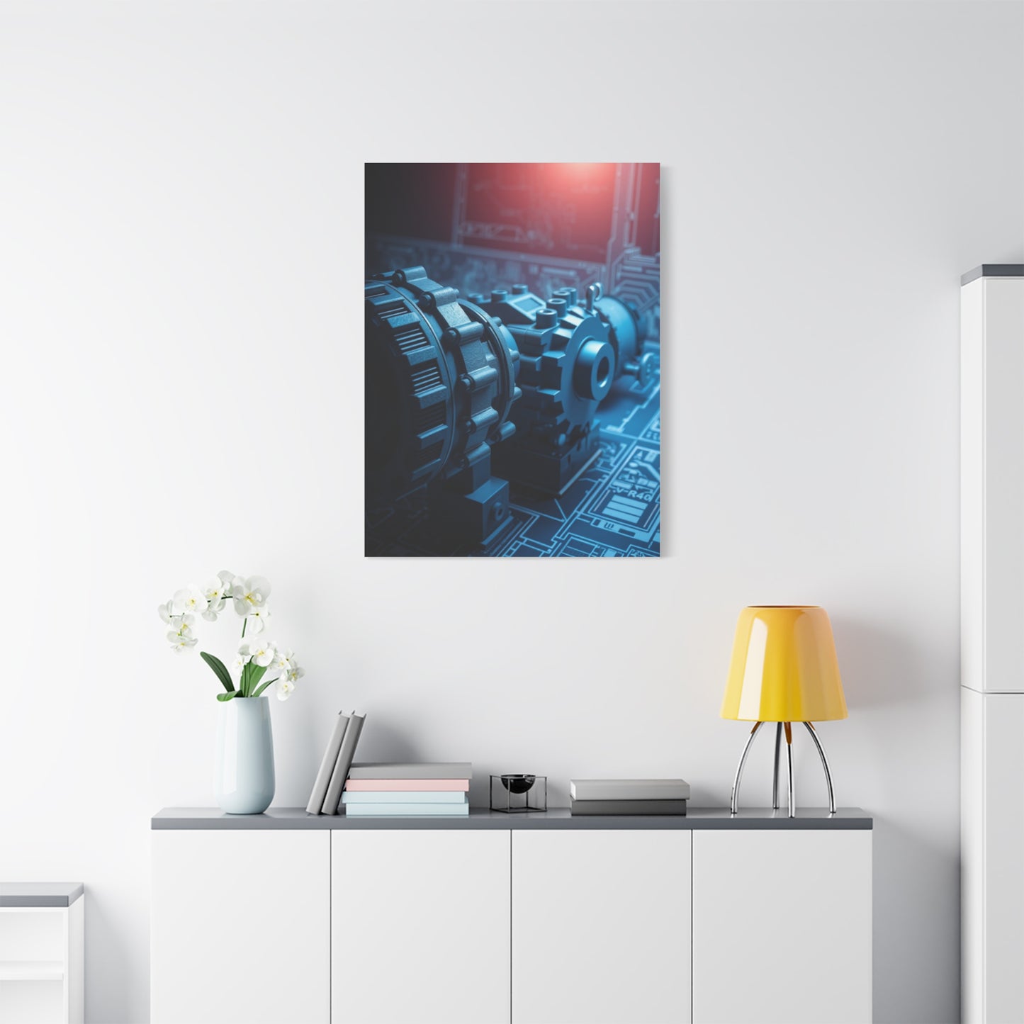 Supreme Engineering & Machinery Blueprints Art Collection Wall Art & Canvas Print