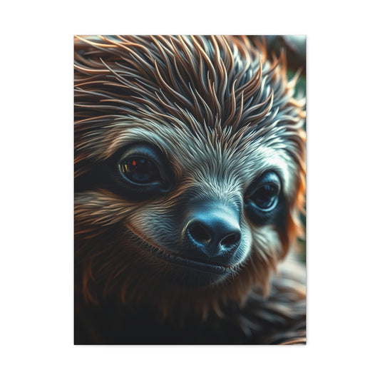 Sloth Art Luxury Canvas Wall Art & Canvas Print