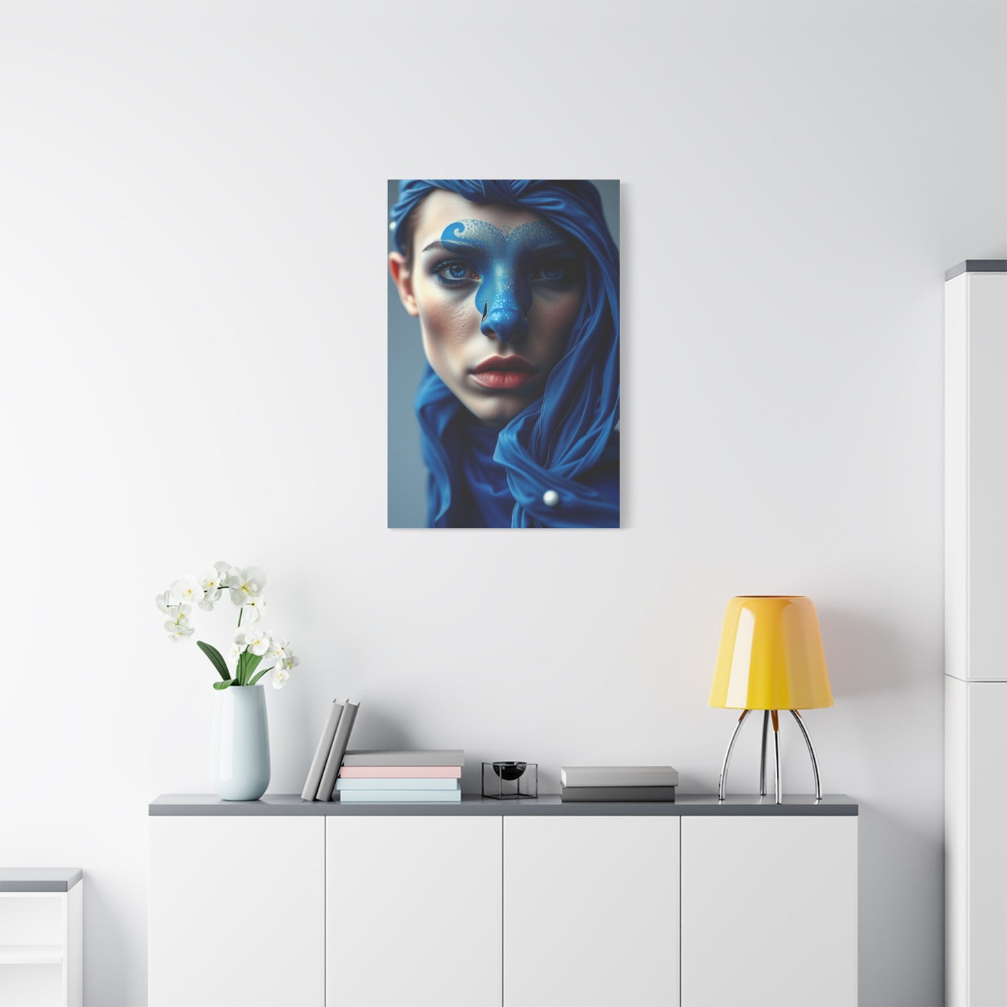 Navy Blue Art Luxury Canvas Wall Art & Canvas Print