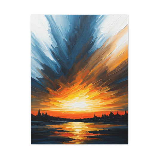 Dramatic Sunset Burst Wall Art & Canvas Prints