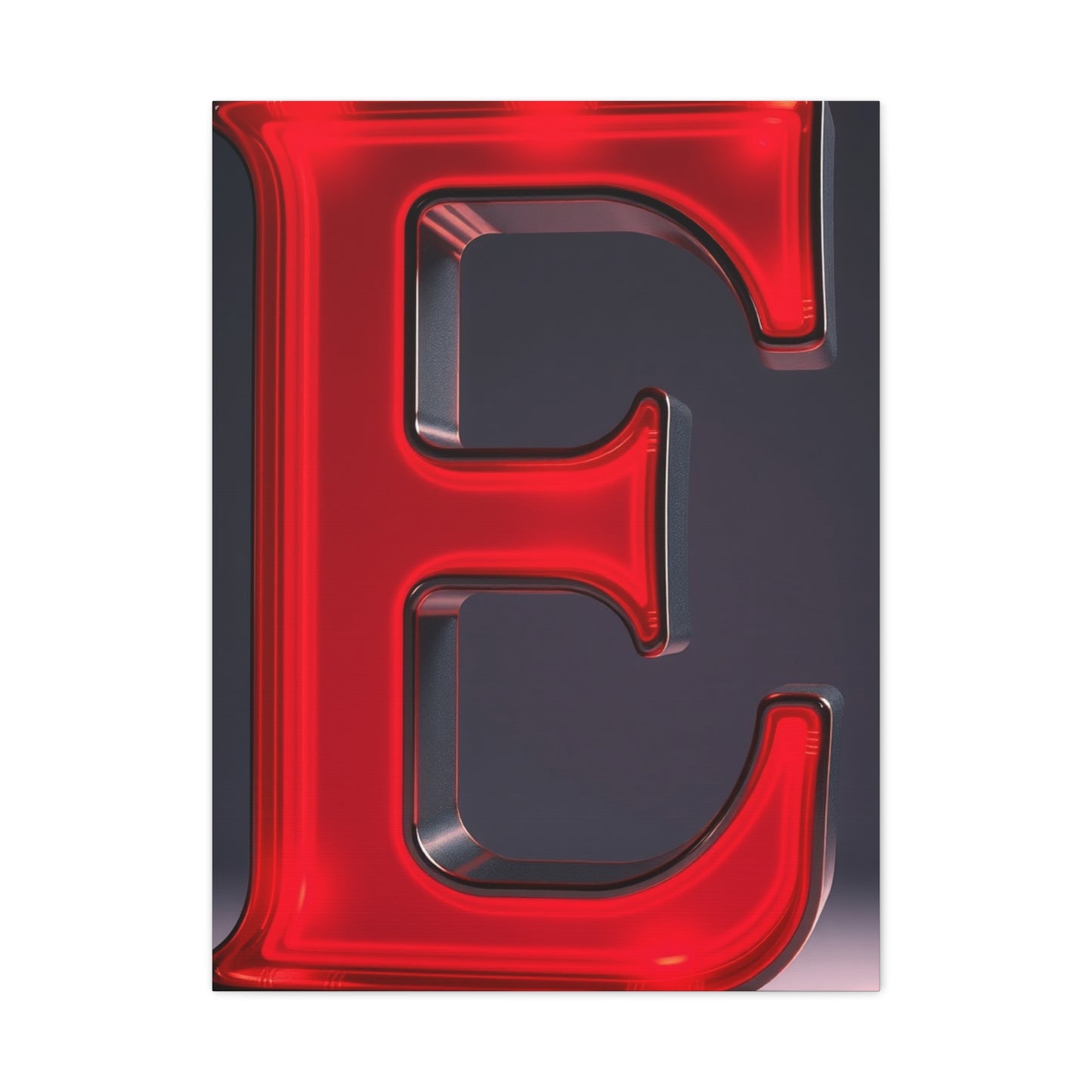 Masterpiece The Letter E - Art Vision Wall Art & Canvas Print