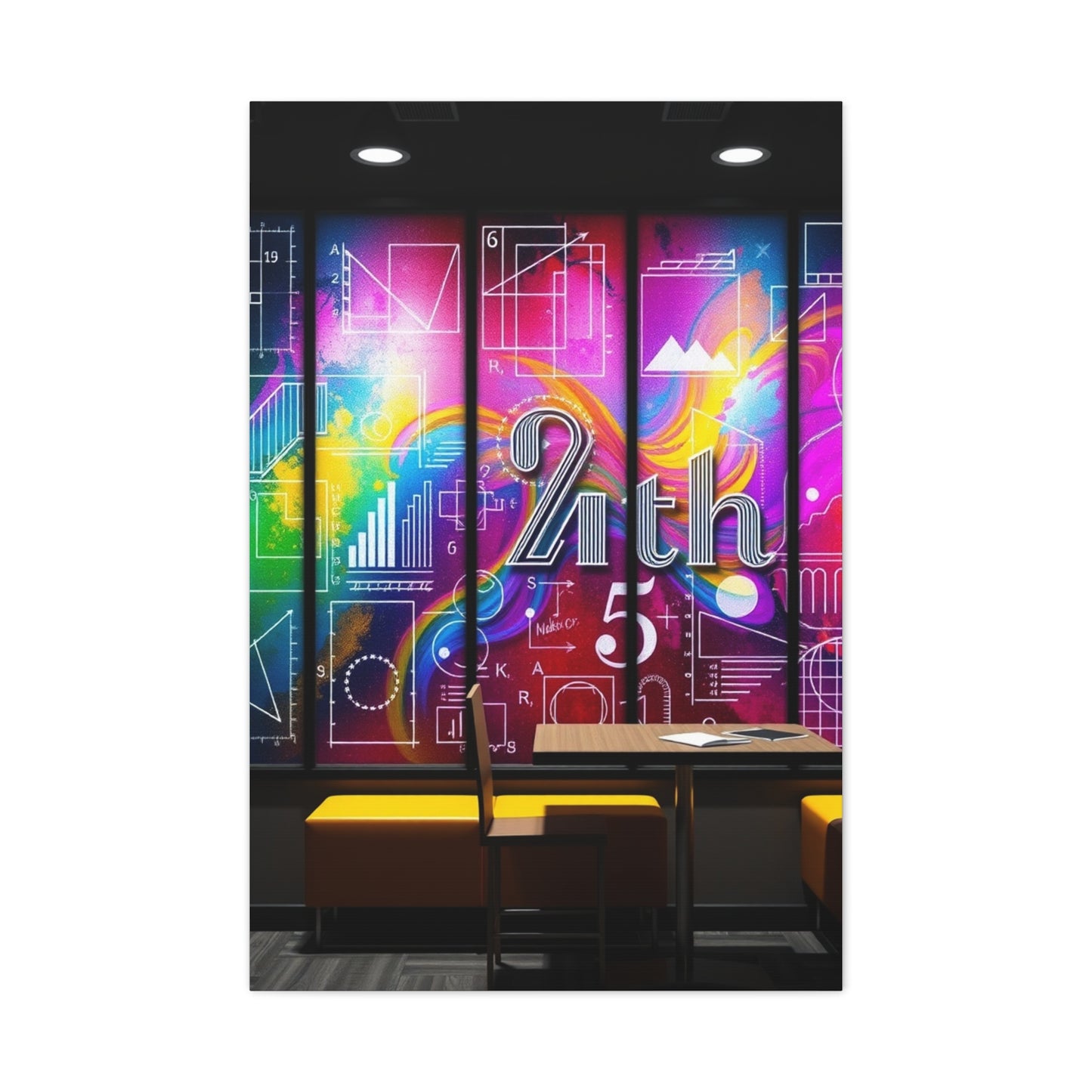 Modern Math Art for Creative Spaces Luxury Canvas Wall Art & Canvas Print