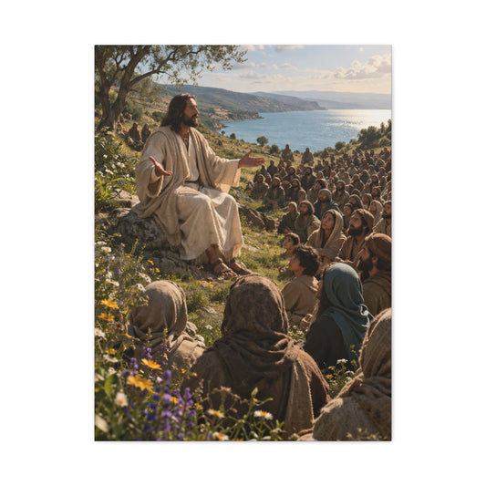 Sermon on the Mount Teaching Wall Art & Canvas Print