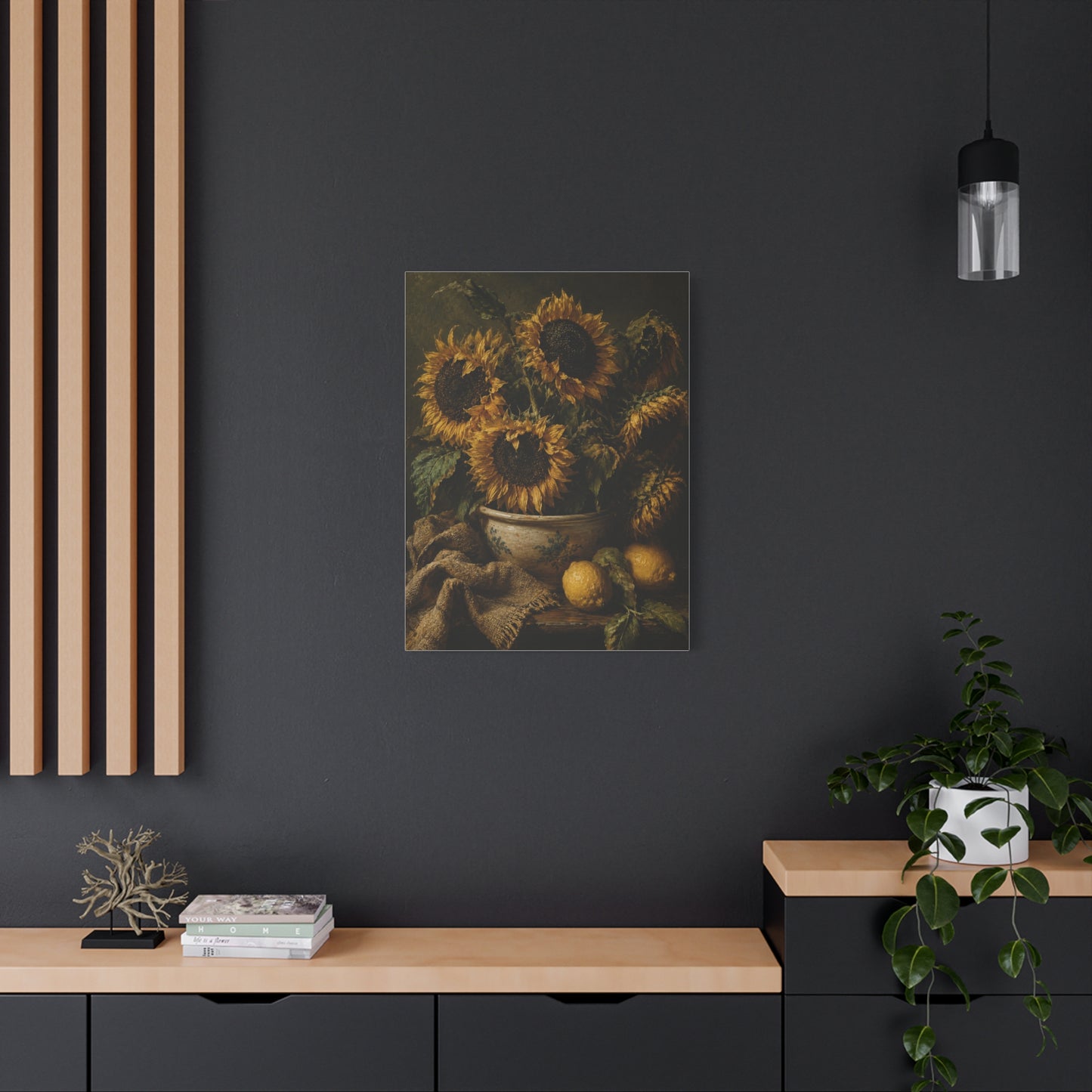 Baroque Sunflower Arrangement Wall Art & Canvas Print