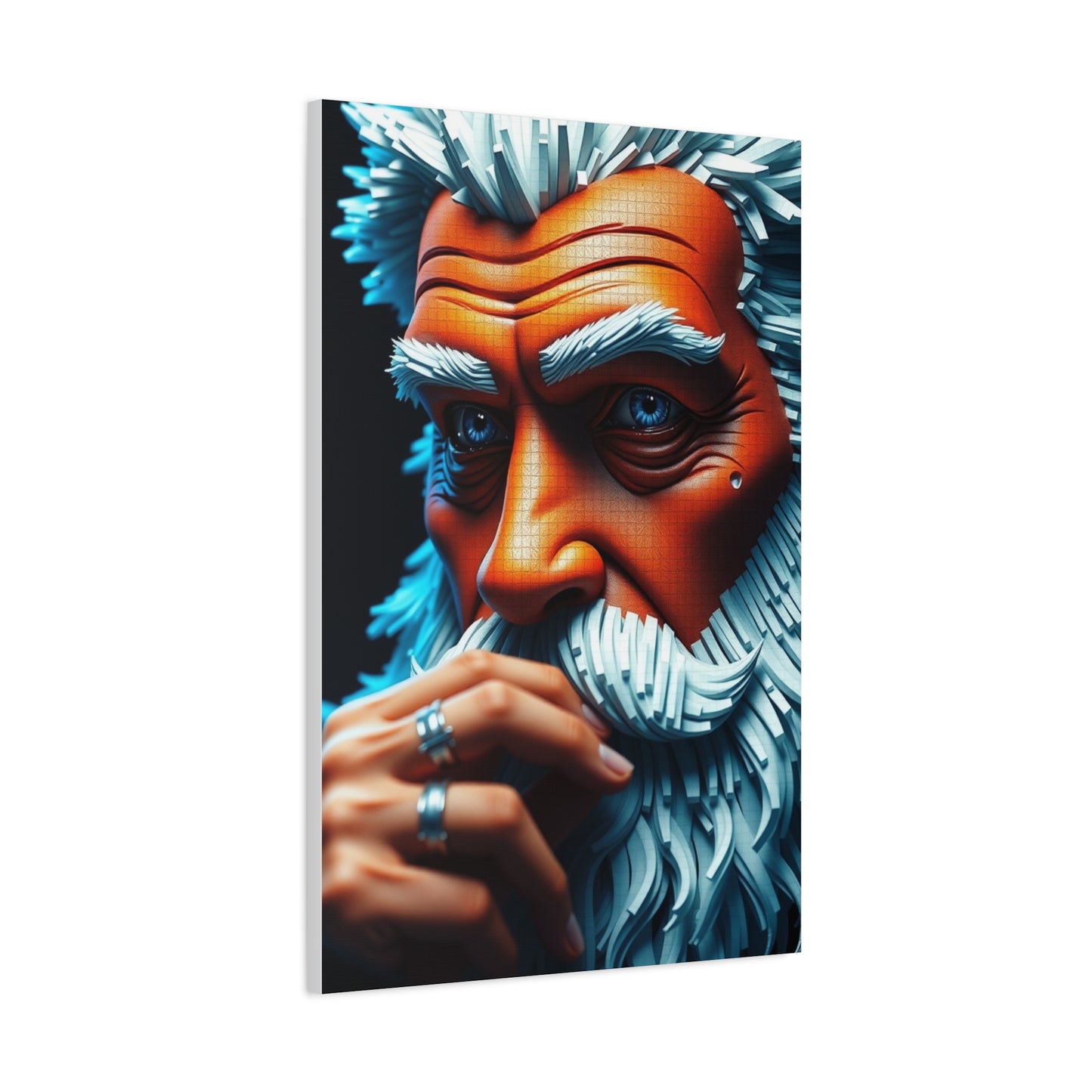 Pixelated Elegance Canvas