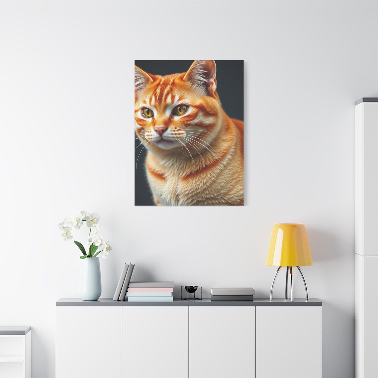 Orange Cat Art Supreme Gallery Wall Art & Canvas Print