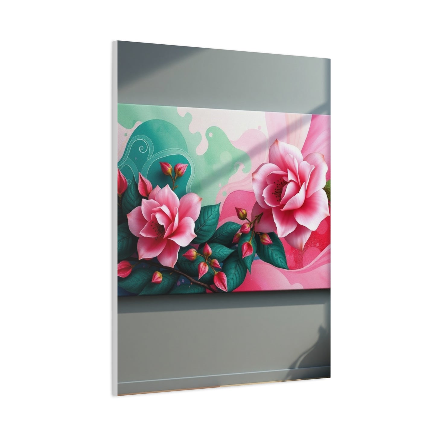 Green & Pink Canvas Art Supreme Gallery Wall Art & Canvas Print
