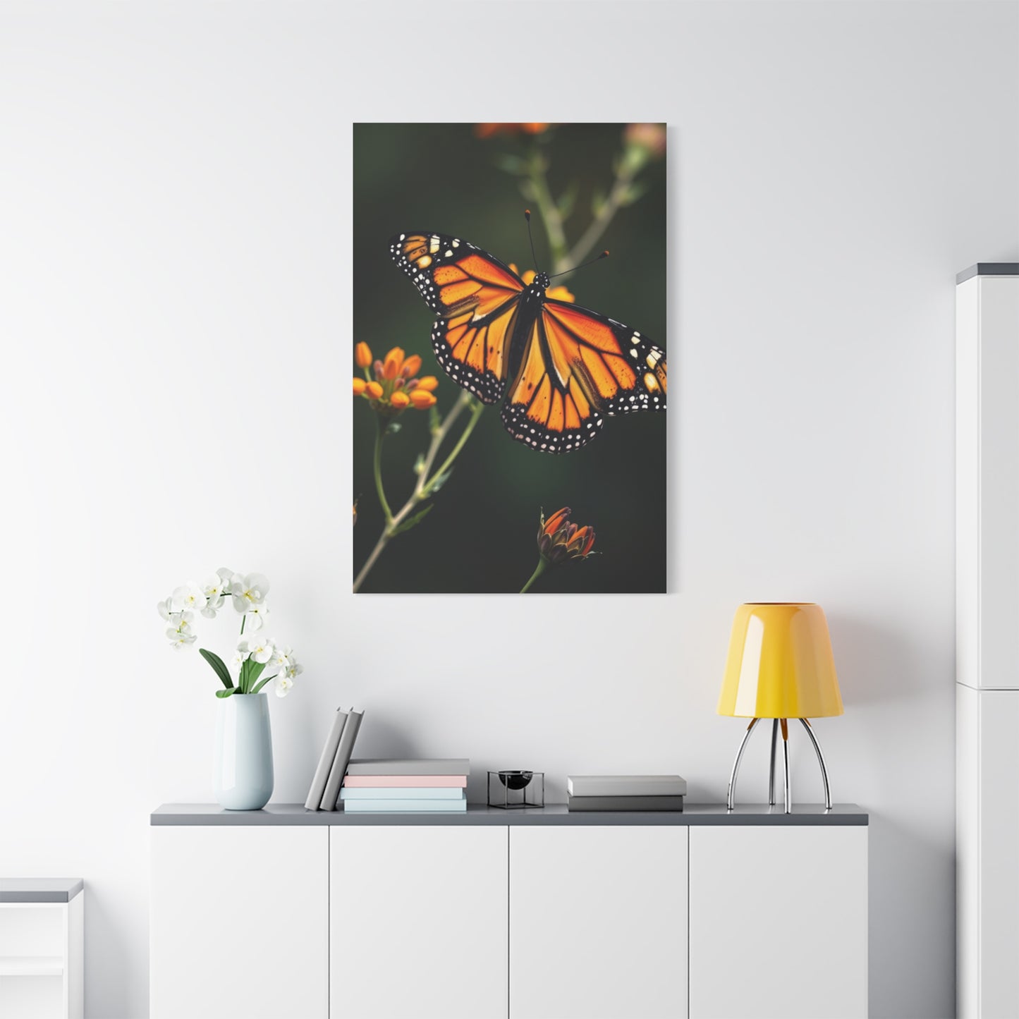Masterpiece Monarch Butterflies Art Vision Wall Art & Canvas Print