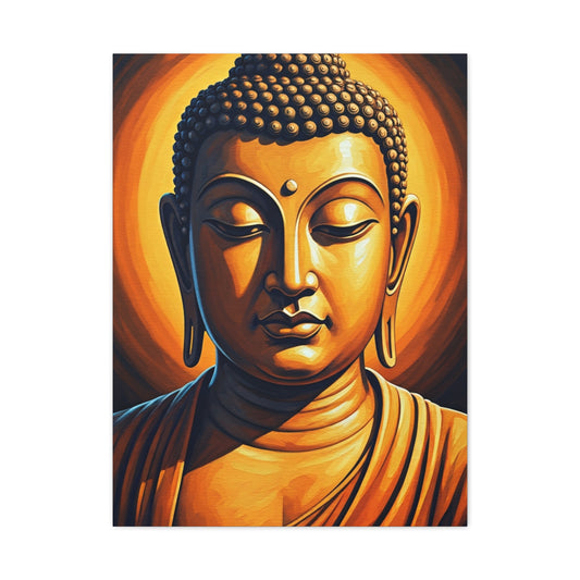 Divine Calm Buddha Close-Up Wall Art & Canvas Prints