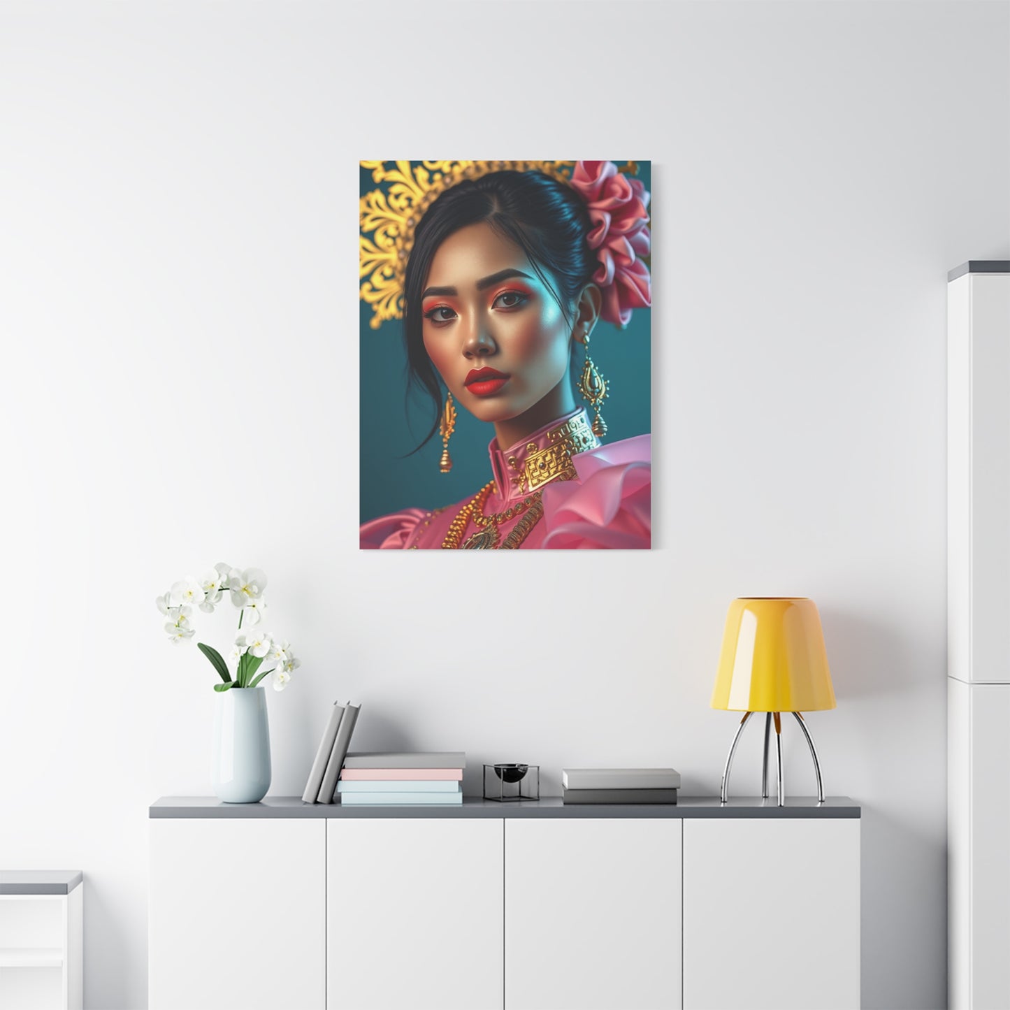 Masterpiece Gold & Pink Art Vision Wall Art & Canvas Print