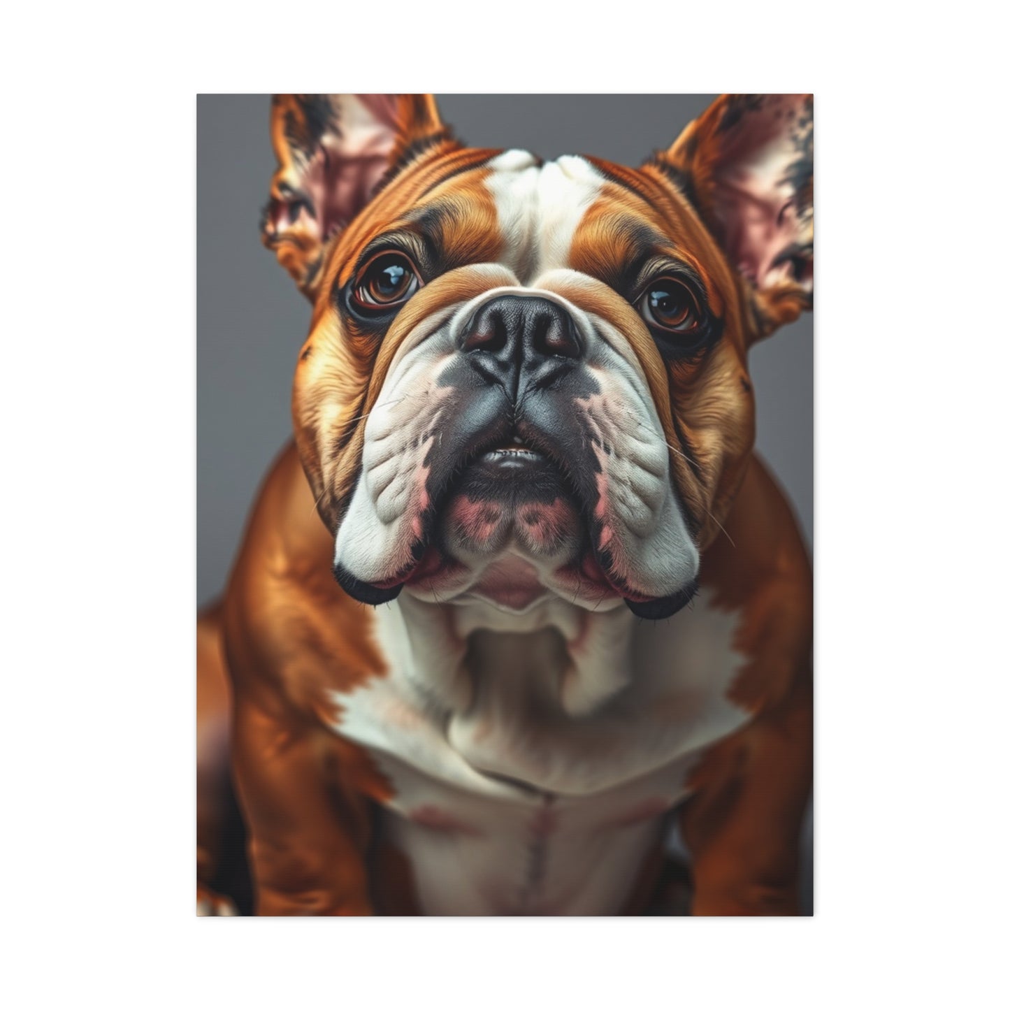 Masterpiece Bulldog Art Vision Wall Art & Canvas Print
