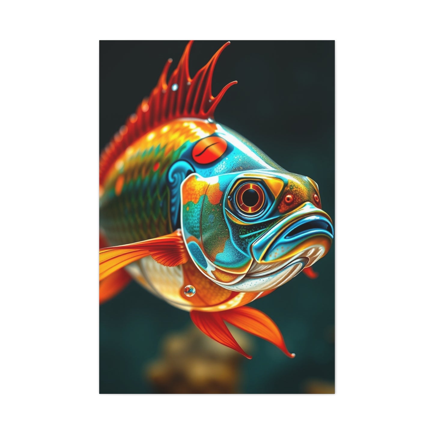 Fish Wall Art Refined Canvas Wall Art & Canvas Print