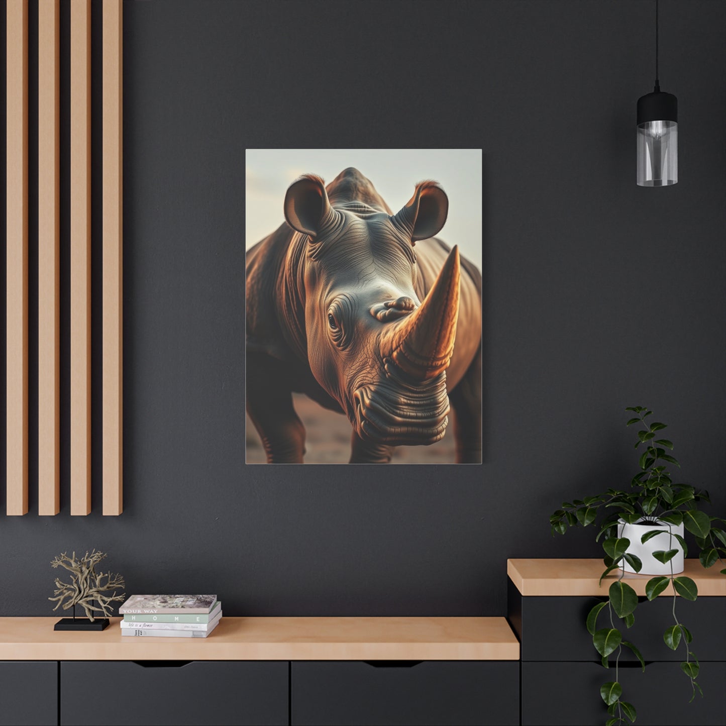 Elite Rhinoceros Art Vision Wall Art & Canvas Print