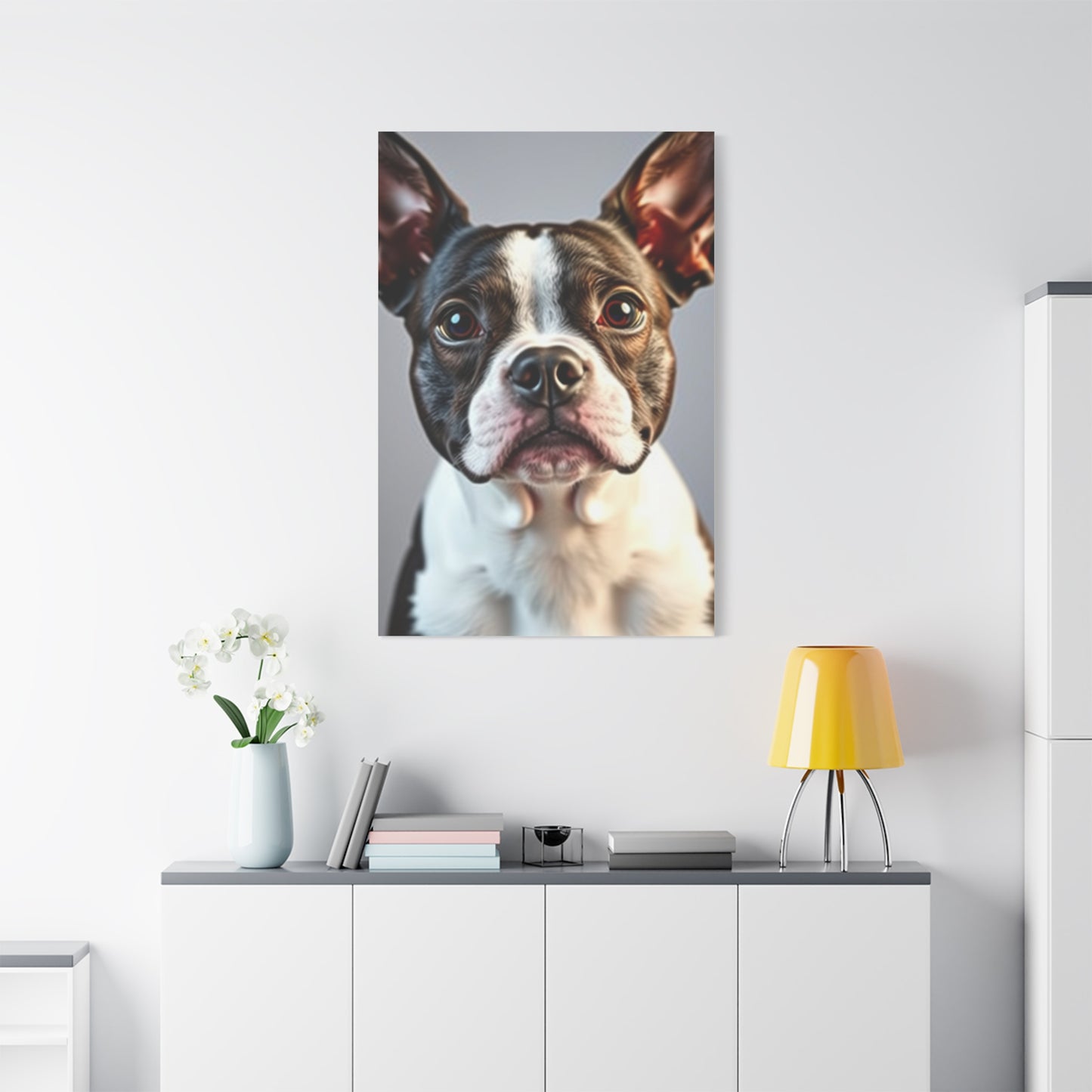 Elite Boston Terrier Art Vision Wall Art & Canvas Print