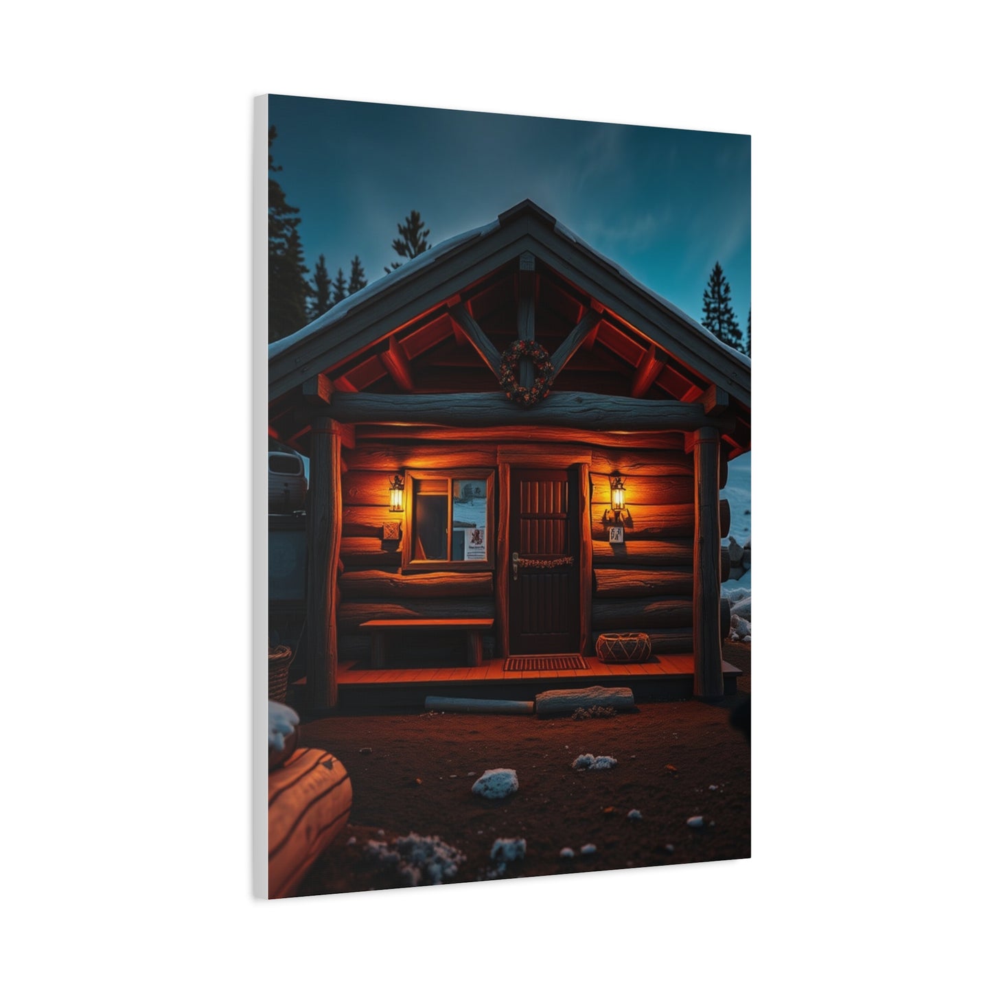 Masterpiece Cabin Art Vision Wall Art & Canvas Print