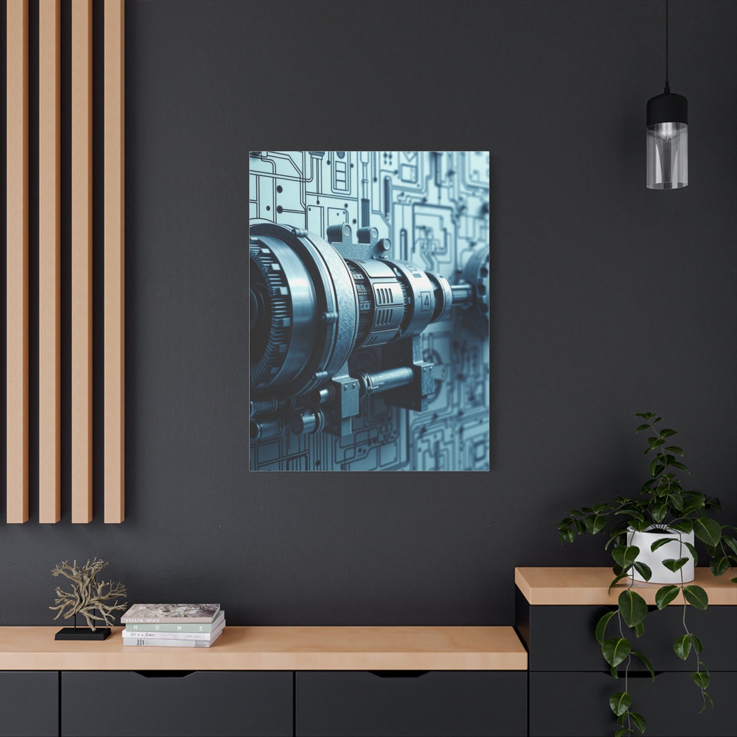 Engineering & Machinery Blueprints Art Supreme Gallery Wall Art & Canvas Print