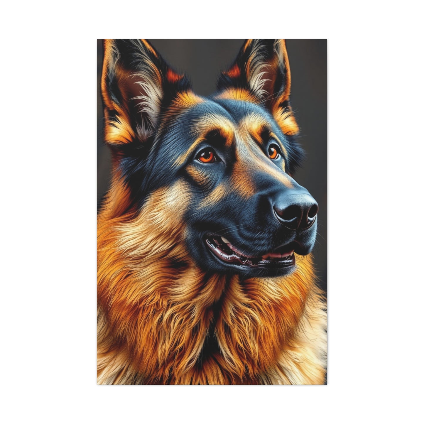 Masterpiece German Shepherd Art Vision Wall Art & Canvas Print