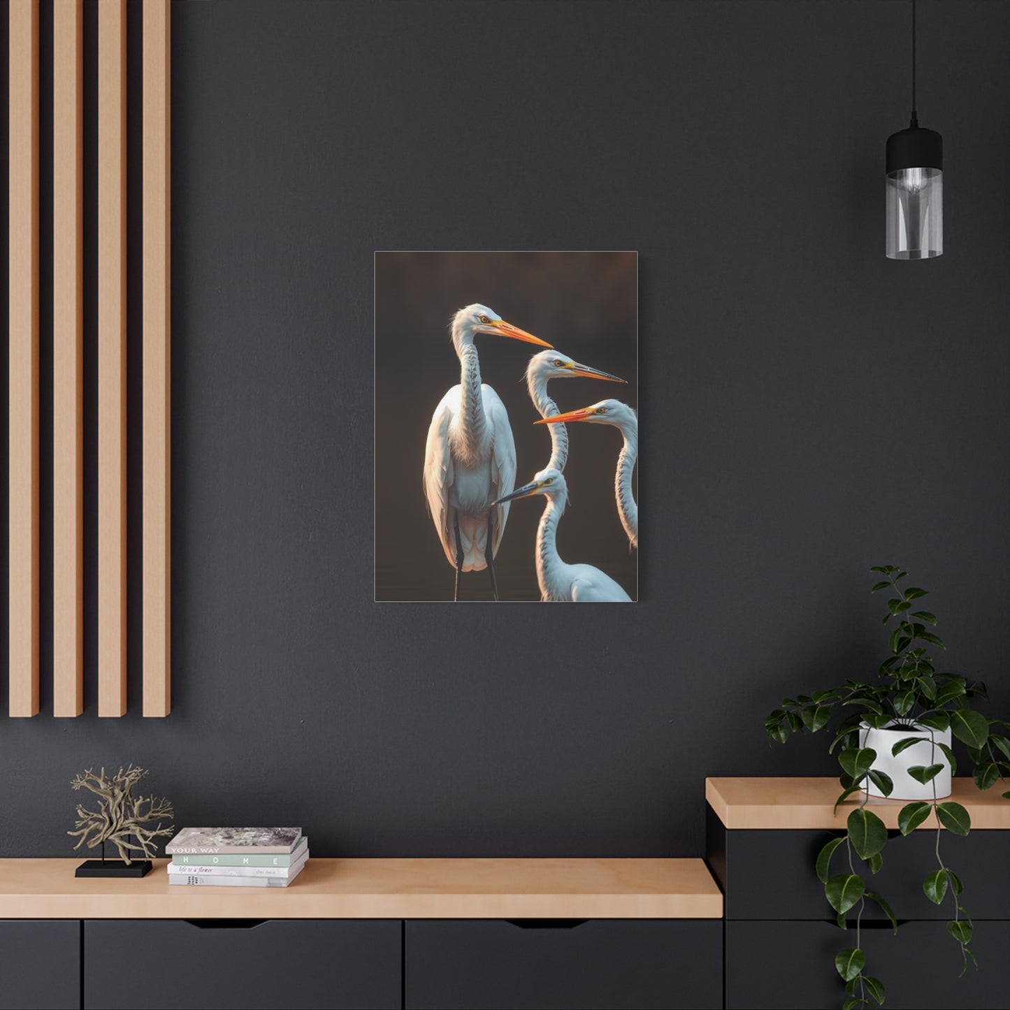 Elite Herons and Egrets Art Vision Wall Art & Canvas Print