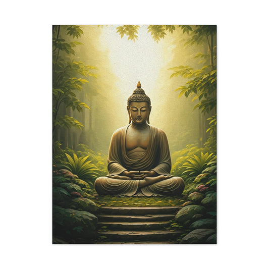 Forest Meditation Buddha Sanctuary Wall Art & Canvas Prints