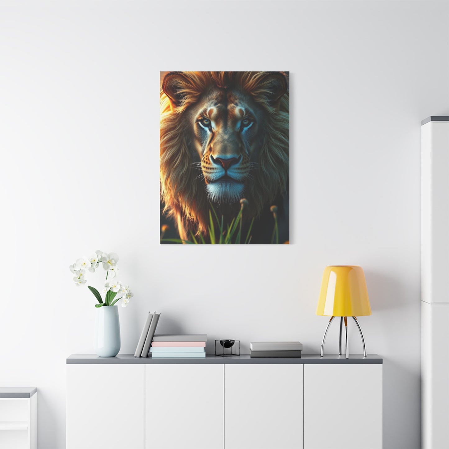 Lions Command Canvas Wall Art & Canvas Print