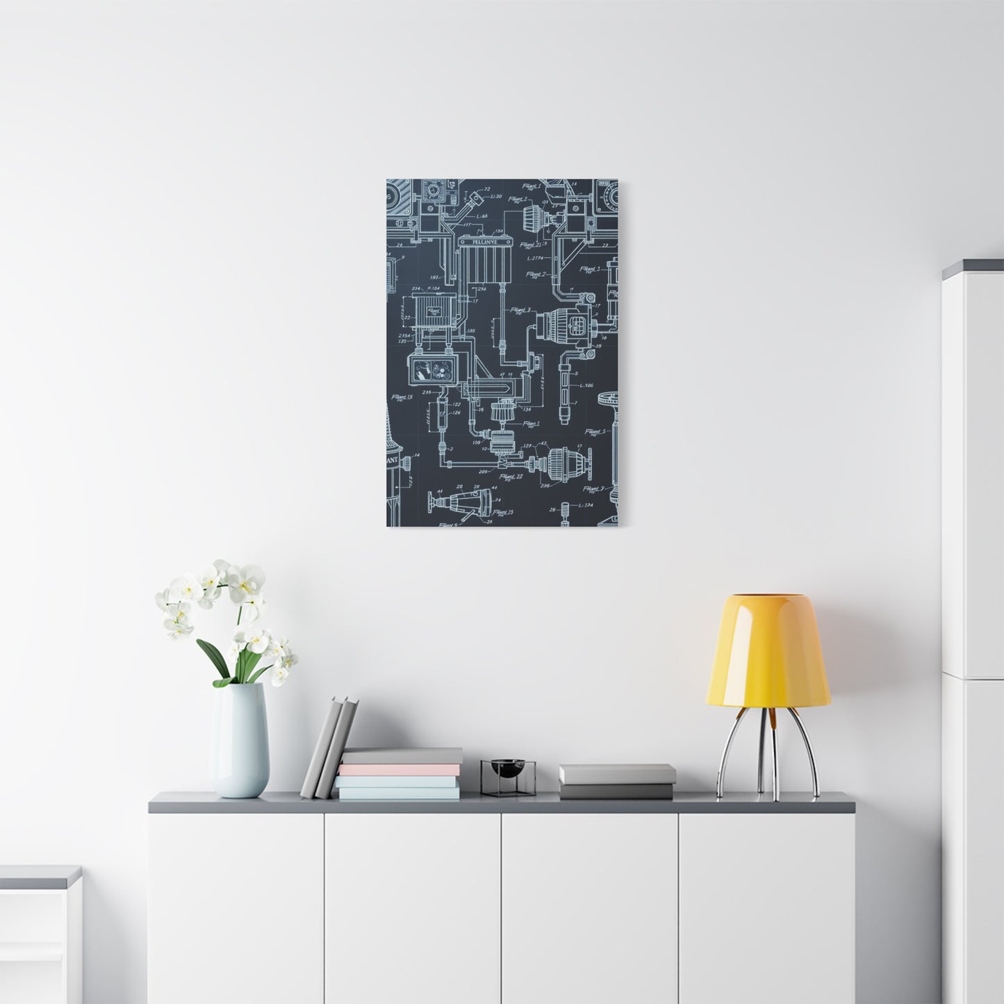 Vision Blueprint & Patent Sketches Art Art Wall Art & Canvas Print