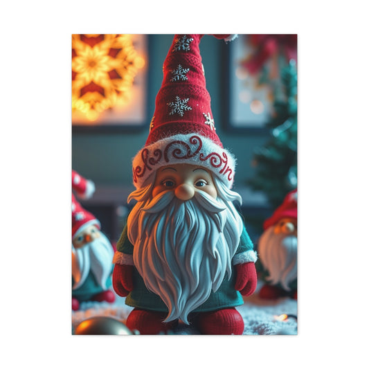 Supreme Christmas Gnome Art Collection Wall Art & Canvas Print