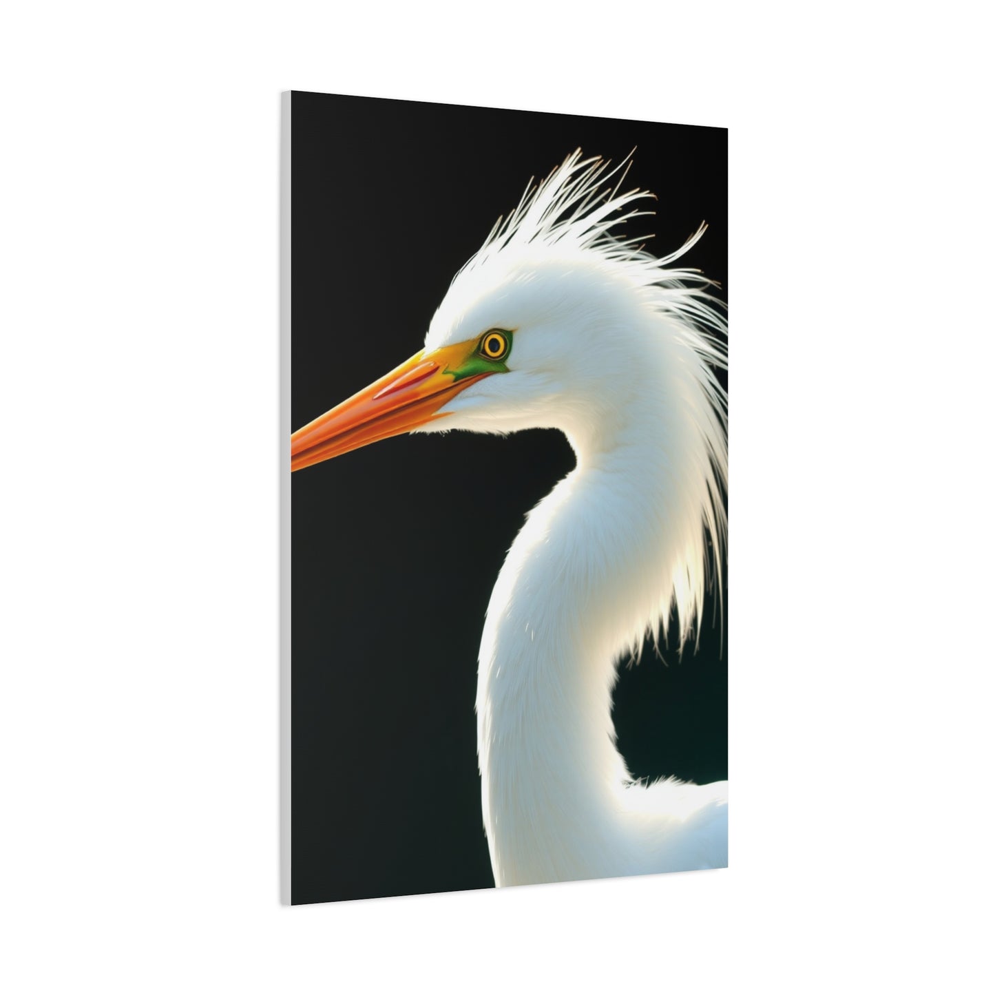Masterpiece Egret Art Vision Wall Art & Canvas Print