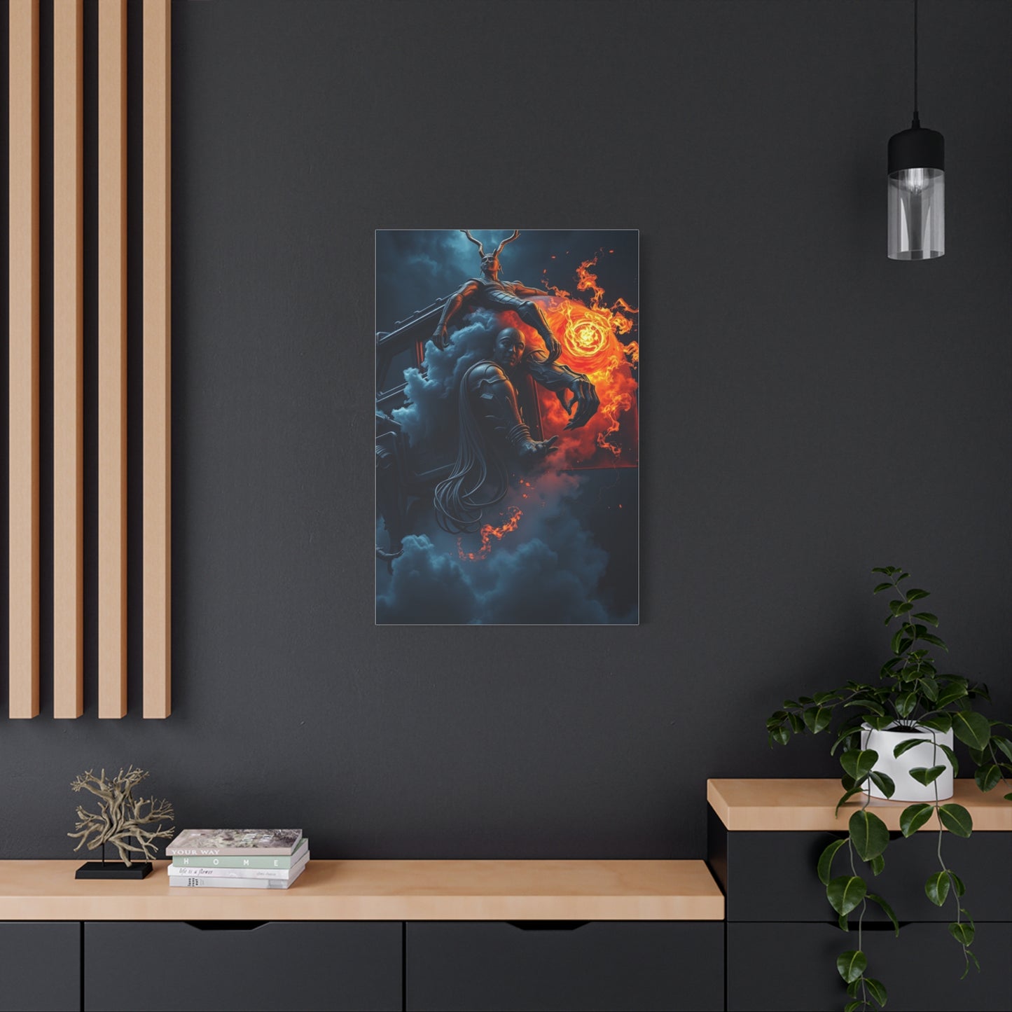Eclipse of Turbulence Canvas