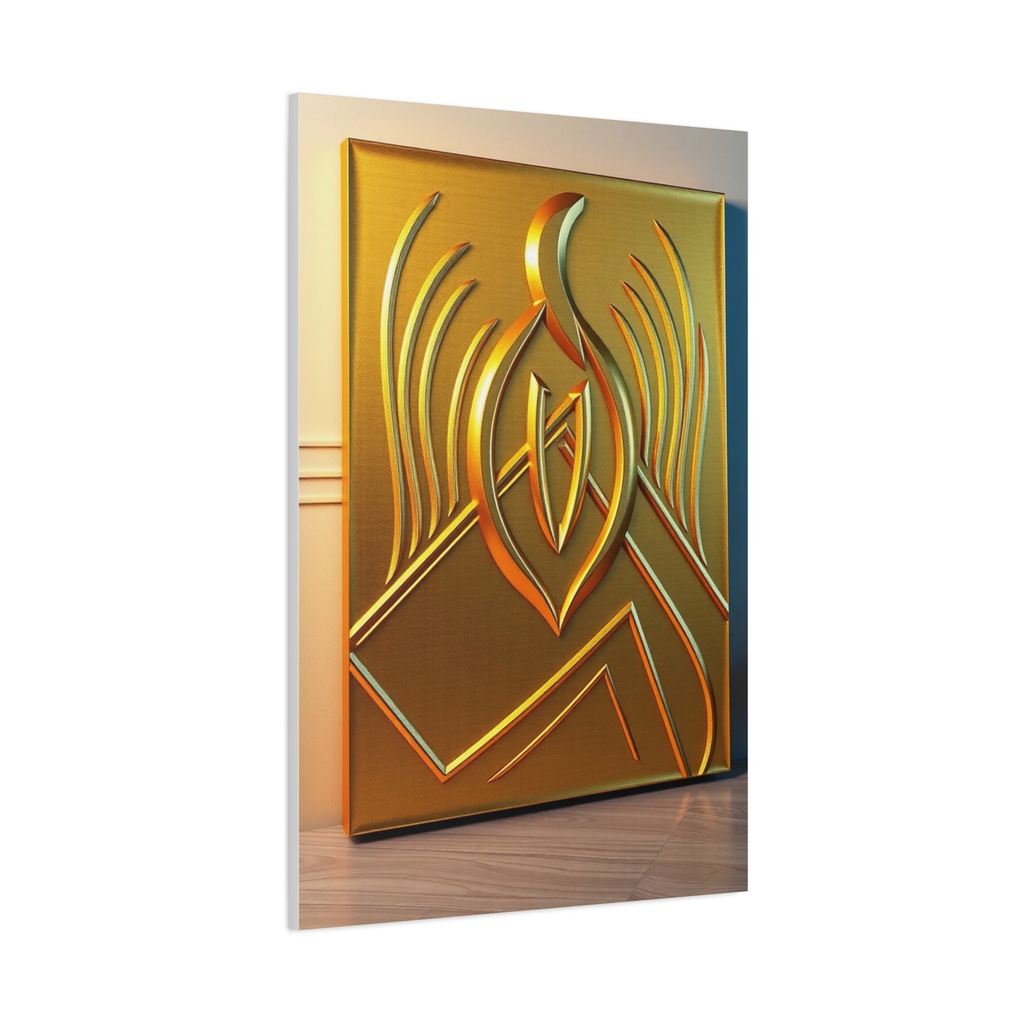 Supreme Gold & Silver Canvas Art Collection Wall Art & Canvas Print