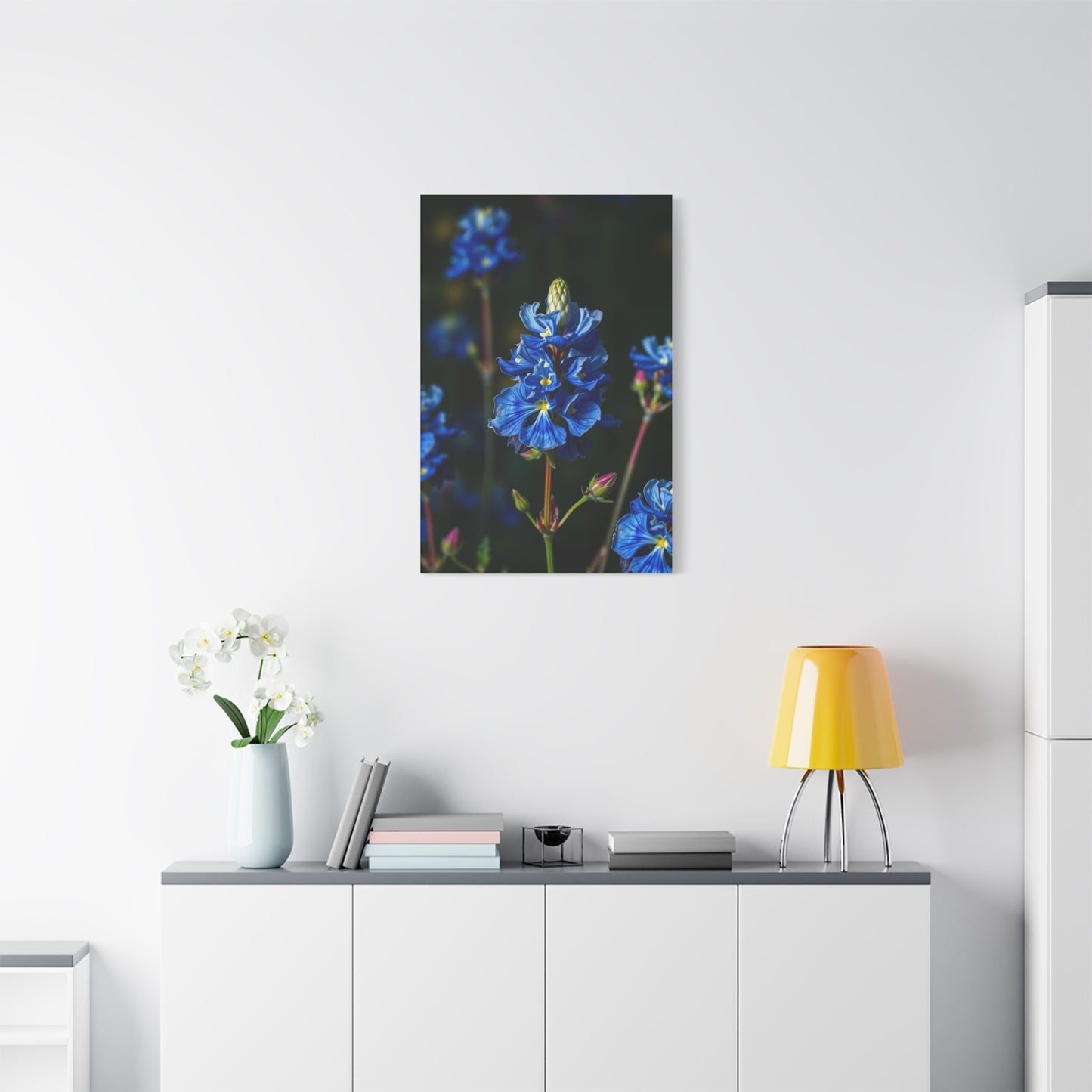 Masterpiece Bluebonnet Flower Art Vision Wall Art & Canvas Print