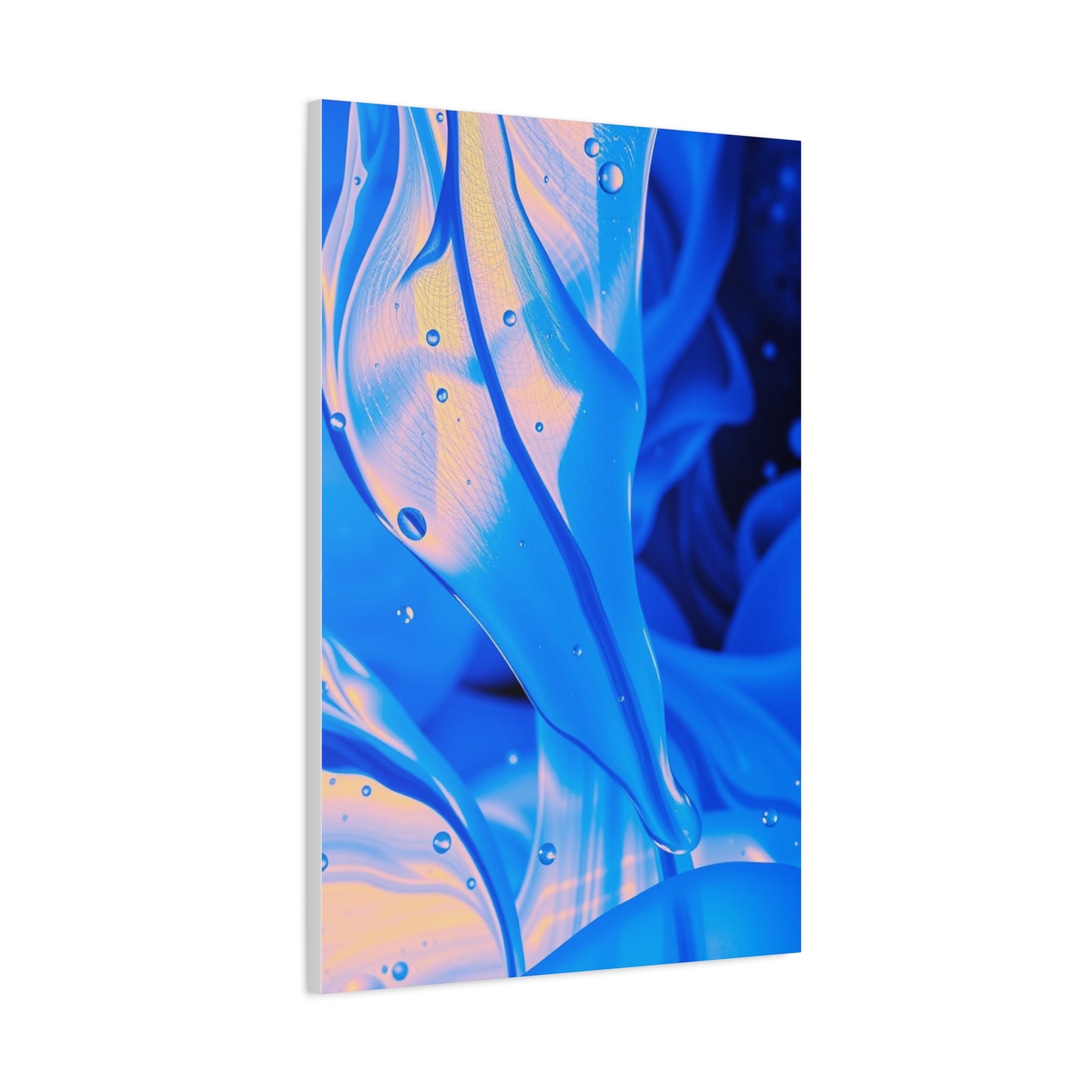 Vision Blue Abstract Art Art Wall Art & Canvas Print