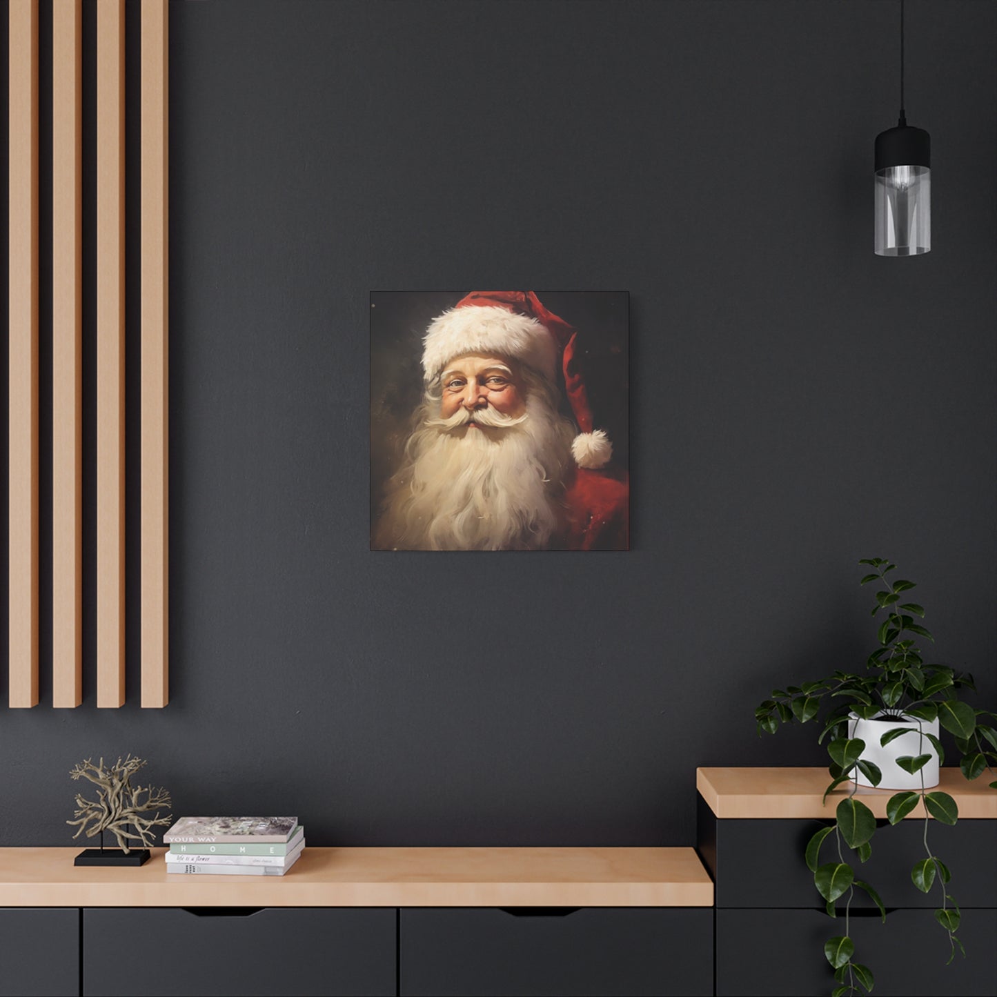 Smiling Santa Claus Wall Art & Canvas Prints