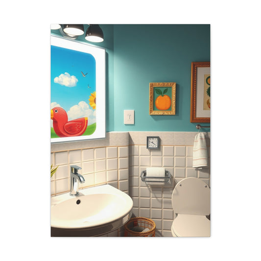 Masterpiece Kid’s Bathroom Art Vision Wall Art & Canvas Print