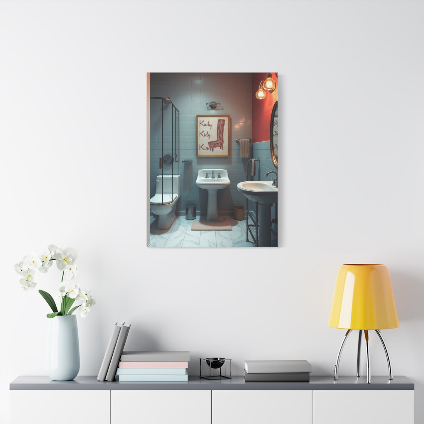 Kid’s Bathroom Art Refined Canvas Wall Art & Canvas Print