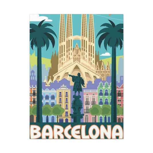 Barcelona City Of Spain Wall Art & Canvas Prints