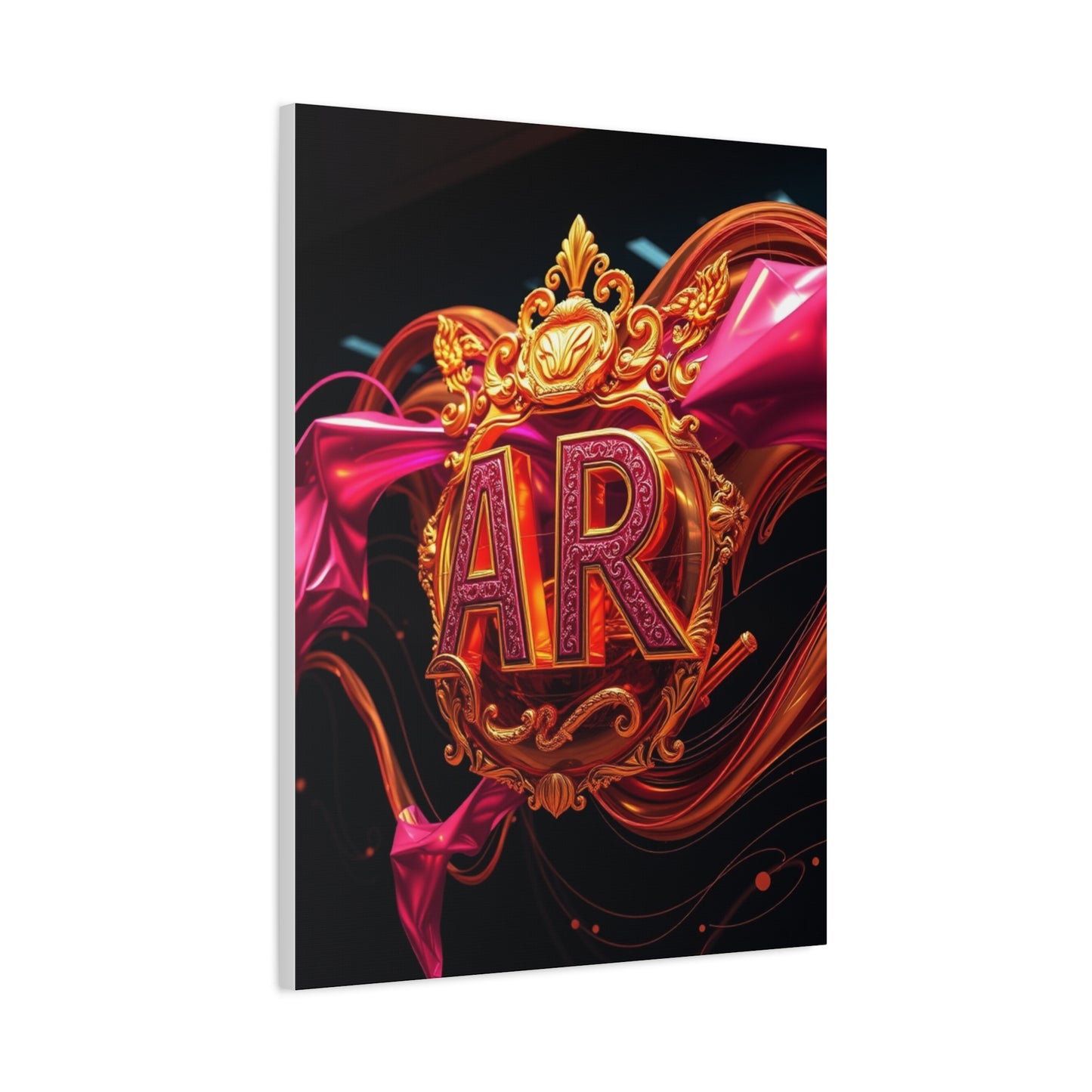 Supreme Gold & Pink Art Collection Wall Art & Canvas Print