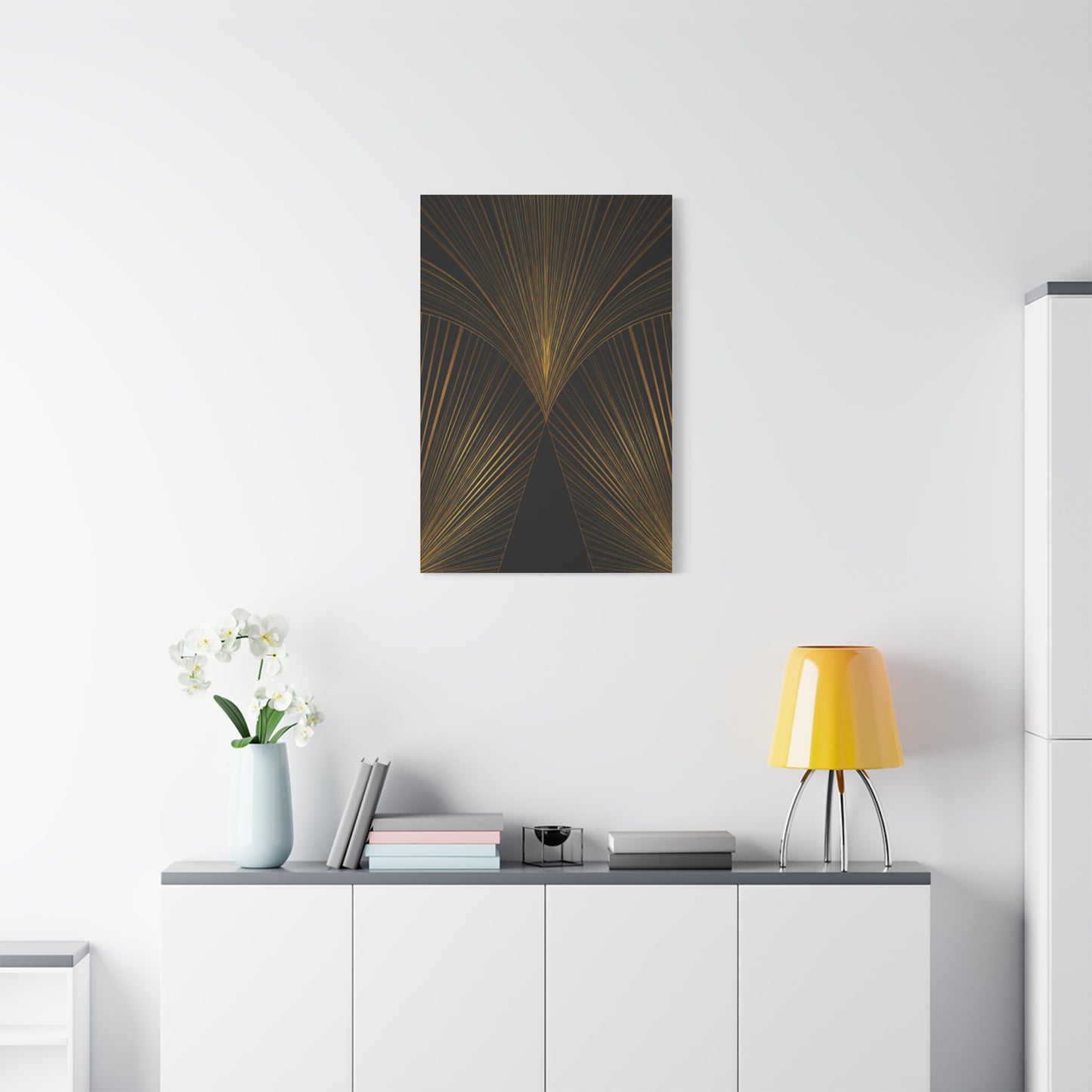 Golden Radiance Arc Deco Wall Art & Canvas Prints