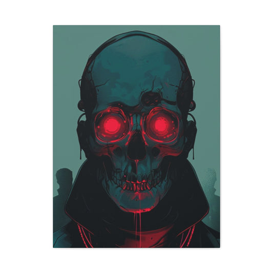 Red Eye Skull Wall Art & Canvas Prints
